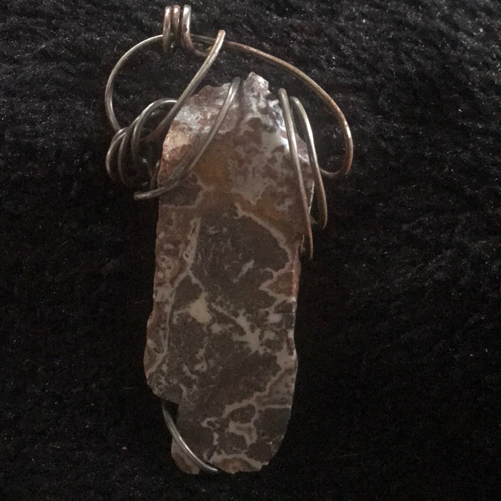 Handmade stone charm